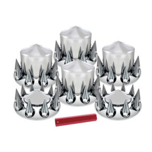 complete chrome pointed axle cover kit with 33mm spiked thread on lug nut covers 70450.1552420994.380.380.jpg